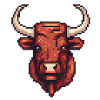Bullenmarkt-Pixel-Power
