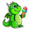 Dragon with Ice Comic