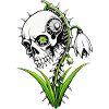 Snowdrop Skull / Totenkopf Schneeglöckchen FS0141