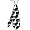 Éléphants cravate éléphant
