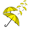 Yellow Umbrellas Umbrella