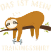 Trainingsshirt Faultier