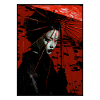Geisha japonaise avec parapluie