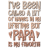 i've been called papa