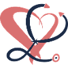 Stethoscope & Heart. Nurse / Doctor.