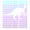 Parasaurolophus Dinosaur Retro