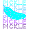 Pickle Cucumber Dill Retro