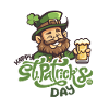 Cheerful Cheers Leprechaun