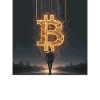Digital Bitcoin Investment Inspirational Design