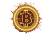 Fiery Bitcoin Solar