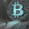 Futuristic Bitcoin Wall Art