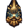 Bitcoin Explosion Digital Artwork