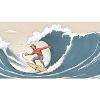 Surfing not serene