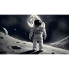 Astronaute sur la lune
