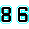 86 Number Symbol