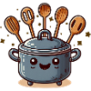 Cute Cooking Pot Cook