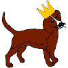 Dog King Crown Master Mistress
