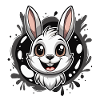 fille lapin