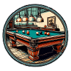 Biljarttafel / Biljartbal / 8-bal / Pool / Kö
