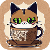 Cute Coffee Cat