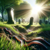 Würmer am Friedhof
