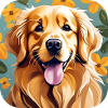 Cute golden retriever
