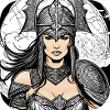 Proud Viking Germanin Shieldmaiden