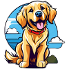 Cute Golden Retriever Dog
