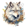 Lovely Wolf face