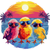 Mode citadine élégante : Sunset Chick