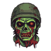 Zombie Soldier Pixel
