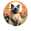 Balinese Cat Balinesenkatze