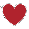 Coeur à découper
