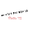 We're not here
