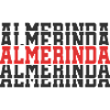 Almerinda t-shirt gift t-shirt stacked text