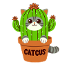 Cat Cactus Pun - Catcus