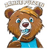 BEAR TEETH BRUSHING