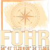 Föhr Koordinaten