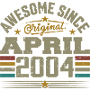 April 2004 Birthday Vintage Gift Idea 2004