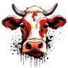 A funny cow