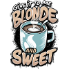 Coffee with milk and sugar