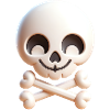 Friendly Skull and Crossbones