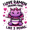 I love ramen and dragons