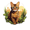Chat du Bengale Bengalkatze