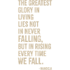 The greatest glory - Mandela