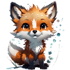 Petit renard mignon