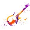 Guitar player passion and music