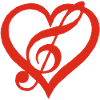 Musik im Herzen (Rot)