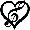 Music in the Heart (Black)