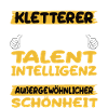 Kletterer ein Paradebeispiel Klettern